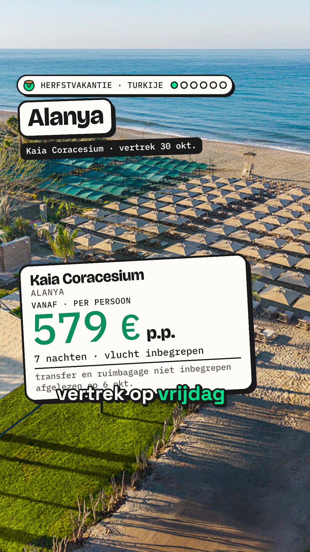 Beeld uit de video: Nog niets geboekt voor de herfstvakantie? Turkije in all inclusive blijft onder 800 € per persoon, vlucht vanuit België inbegrepen